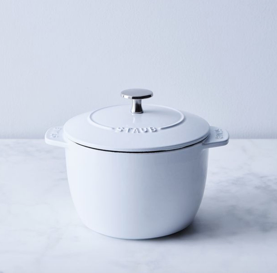 Food52 x Staub Petite French Oven Stovetop Rice Cooker, 1.5QT, vitreous  enamel