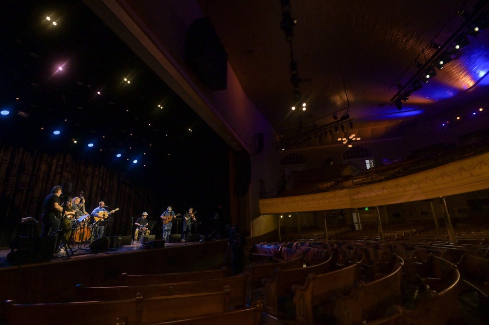 Singer-songwriter Sturgill Simpson performs at the Ryman Auditorium on June 5 in Nashville, Tennessee. Sturgill performed the