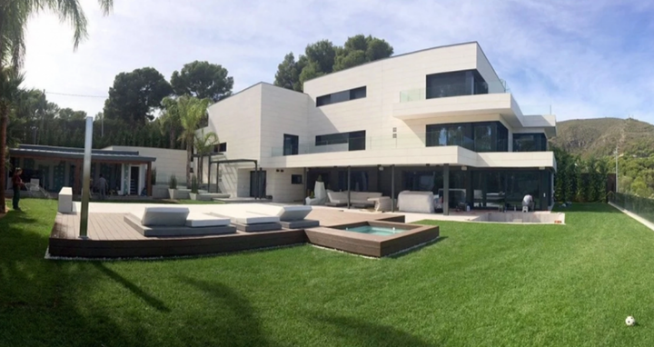 La casa de Messi en Barcelona.