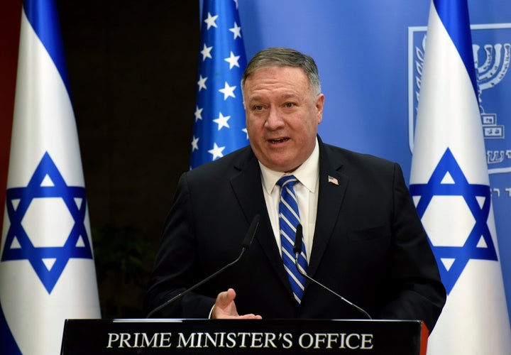 Secretary of State Mike Pompeo's address to the Republican National Convention on Tuesday, which he recorded from Jerusalem, breaks with tradition of top diplomats avoiding partisan political affairs, and has raised concerns among diplomats and Democrats that it violates the law. 