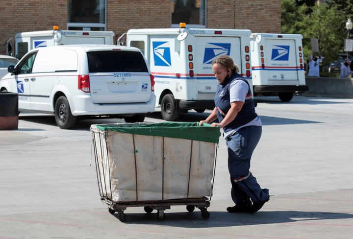 The Trump administration's takeover of the U.S. Postal Service has led to increasing delays as record numbers of voters are expected to mail in their ballots.