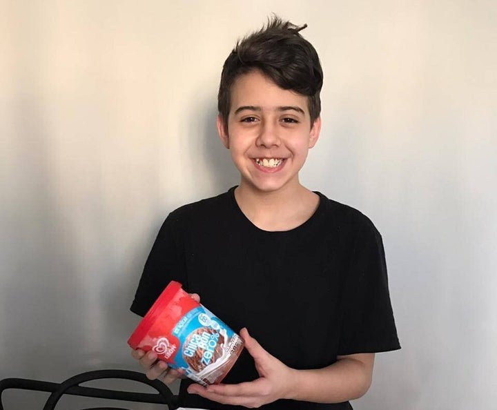 Aos 10 anos, Enzo descobriu ser diabético; garoto ama sorvete zero açúcar