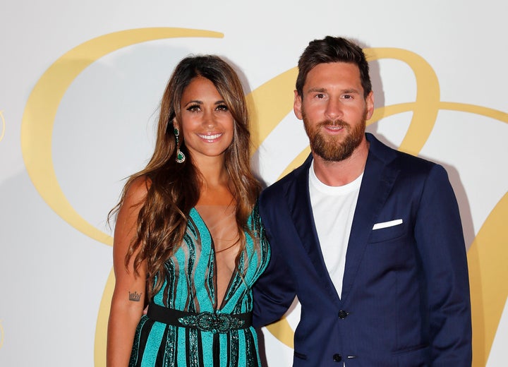 Leo Messi y Antonella Roccuzzo, en Ibiza. 24 de julio de 2018.