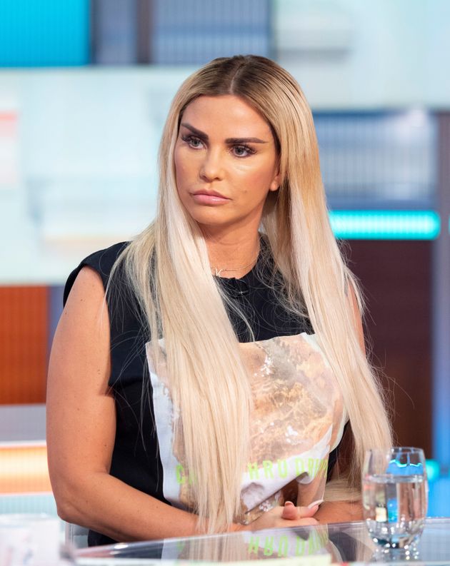 Katie Price pictured in 2019