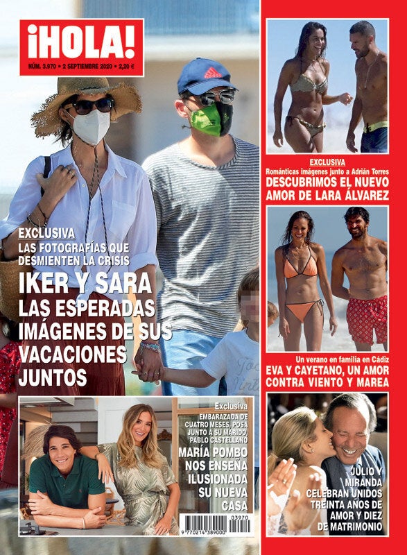 Iker y Sara. Las esperadas imágenes de su vacaciones juntos, en '¡Hola!'.