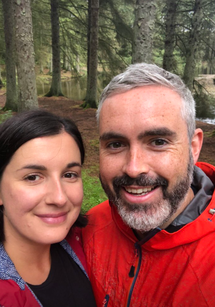 Sabina Kadic-Mackenzie and her husband, Stuart. 