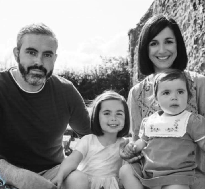 Sabina, Stuart and their two children.
