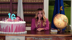 Wejdene parodie Macron pour annoncer son nouvel