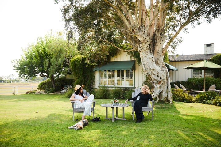 Meghan Markle joined celebrated feminist activist Gloria Steinem for a backyard conversation on women's rights, Black representation, and the U.S. presidential election, released by Makers.