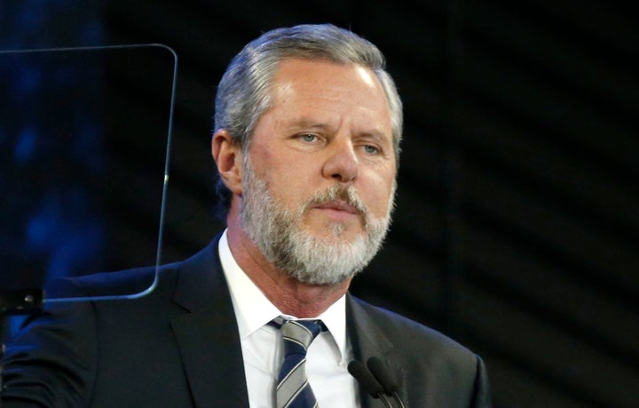 Jerry Falwell Jr. has resigned as head of Liberty University after a provocative photo and revelations of his wife’s extramarital affair.