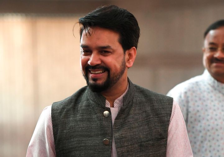 Bharatiya Janata Party member of parliament and Minister of State for Finance and Corporate Affairs, Anurag Thakur in a file photo. 