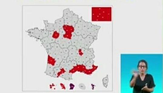 Castex annonce que 19 nouveaux départements ont été placés en