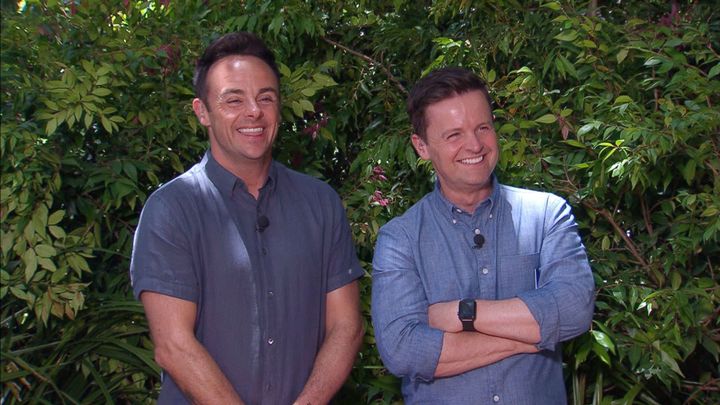 I'm A Celebrity hosts Ant and Dec in the Australian jungle last year
