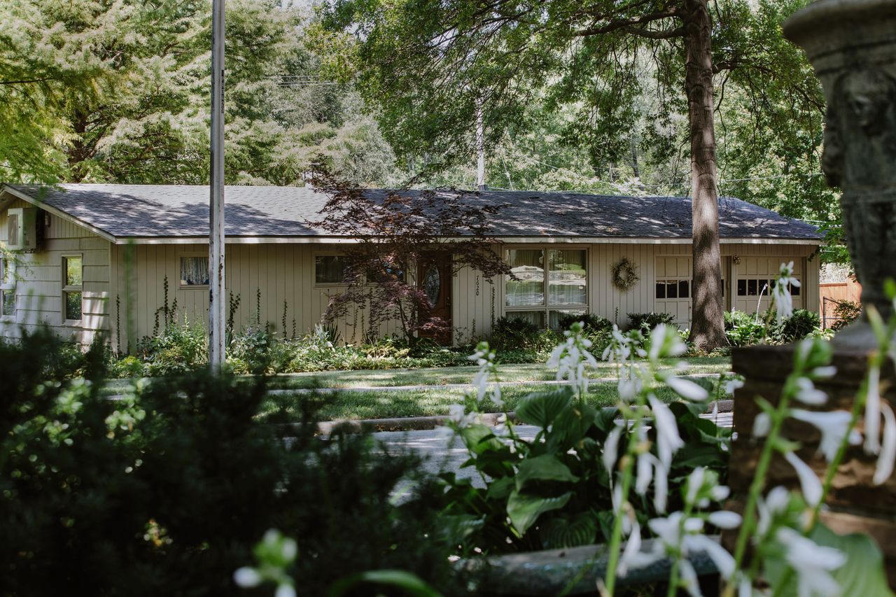 Ellie's childhood home in Prairie Village, Kansas. Her father, Geoff, still lives there. 
