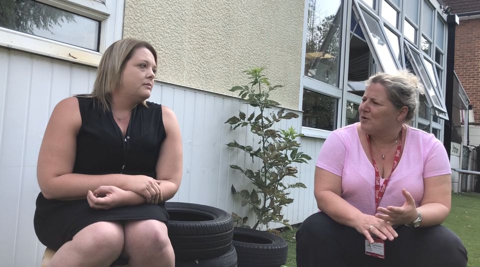 Tanya Sawyer (left) and Tina Georgiou, pictured at Eastbury Nursery.