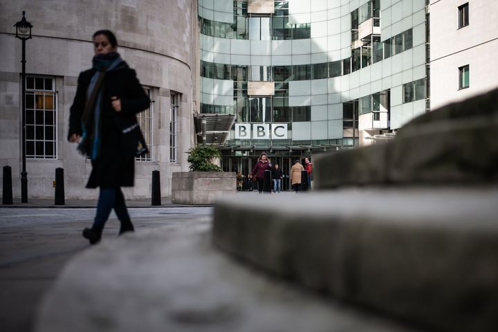 A file image of the exterior of BBC Broadcasting House on February 5, 2020.