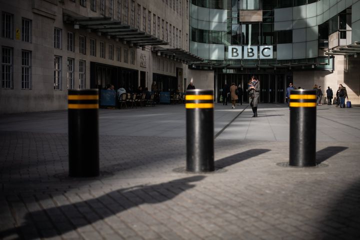 A file image of the exterior of BBC Broadcasting House.