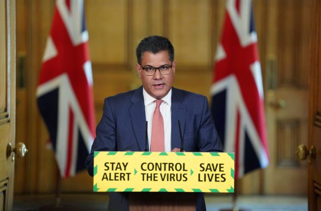 Business secretary Alok Sharma was one of the very few BAME people who appear behind the podium of the Downing Street press briefings.