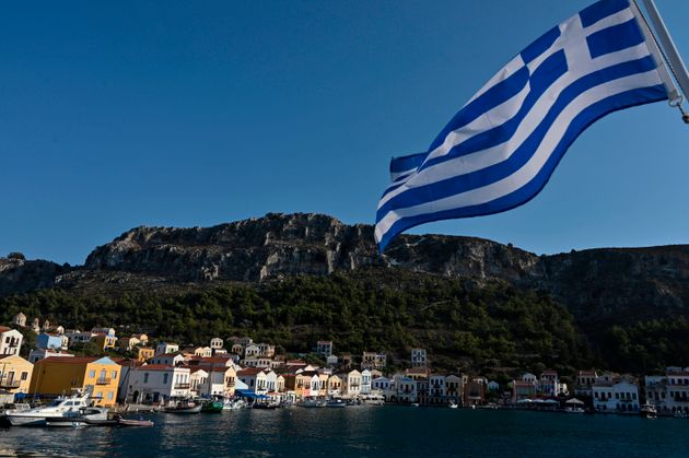 Καστελόριζο 28 Αυγούστου 2020. (Photo by Louisa GOULIAMAKI / AFP) (Photo by LOUISA GOULIAMAKI/AFP via Getty Images)