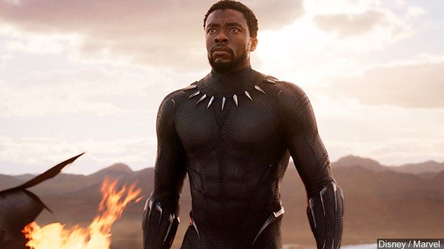 Chadwick Boseman in Black Panther