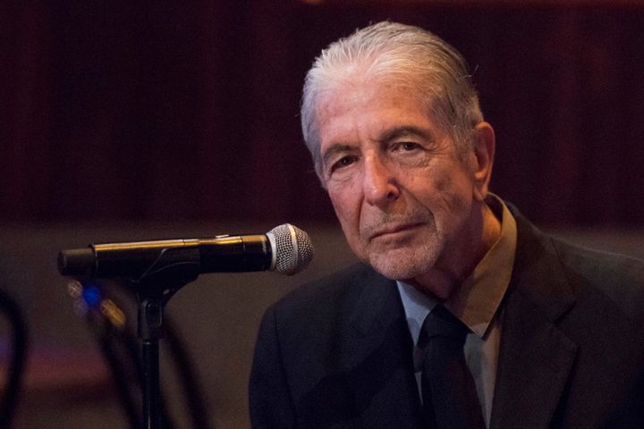 In this Thursday, Sept 18, 2014, file photo, Leonard Cohen attends a listening party for his new album "Popular Problems" in New York.
