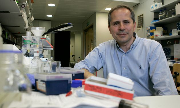 Professor Andrea Crisanti, is seen in his laboratory at Imperial College London, London, on Wednesday June 11, ...