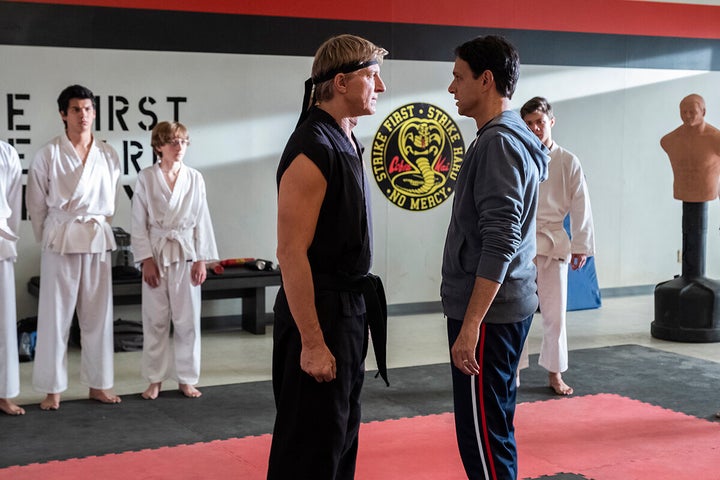 A scene from "Cobra Kai" on Netflix.