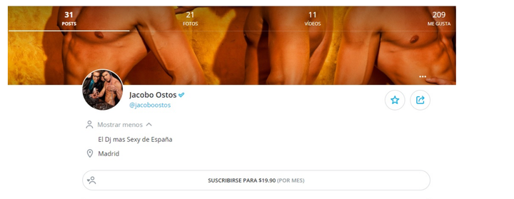 Así es un perfil de OnlyFans.