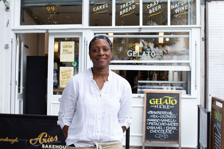 Jackie Mckinson, the owner and baker at Aries Bakehouse in Brixton