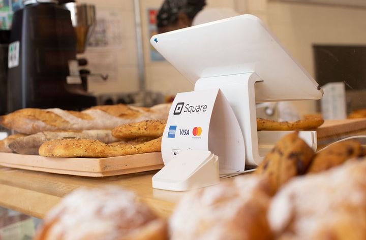Click and collect and delivery options through Square at Aries bakery