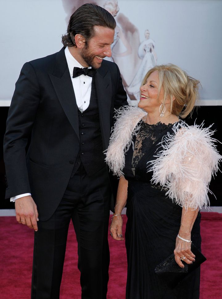 Bradley Cooper and his mother Gloria also made the scene at the 2013 Oscars.