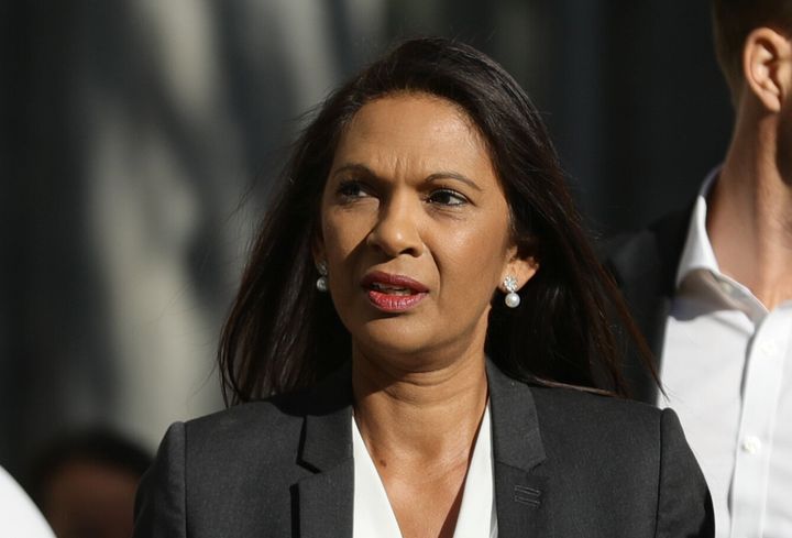 Gina Miller said she felt a 'chill down my spine' when she saw the GoFundMe page