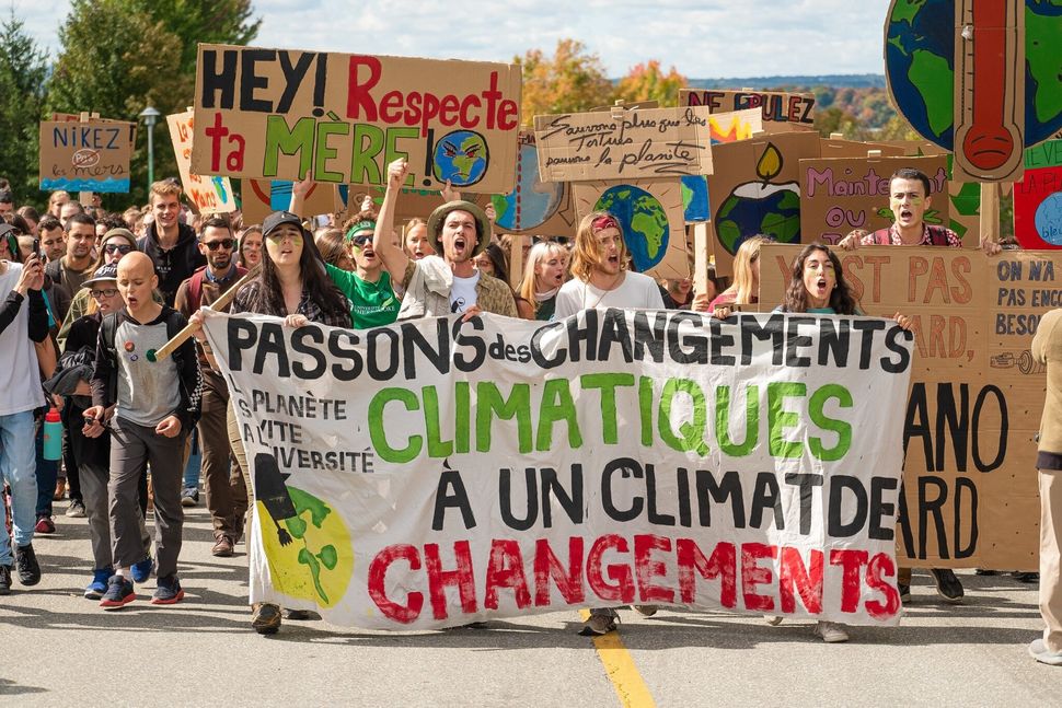 Marche pour le climat à Sherbrooke, 27 septembre 2019.