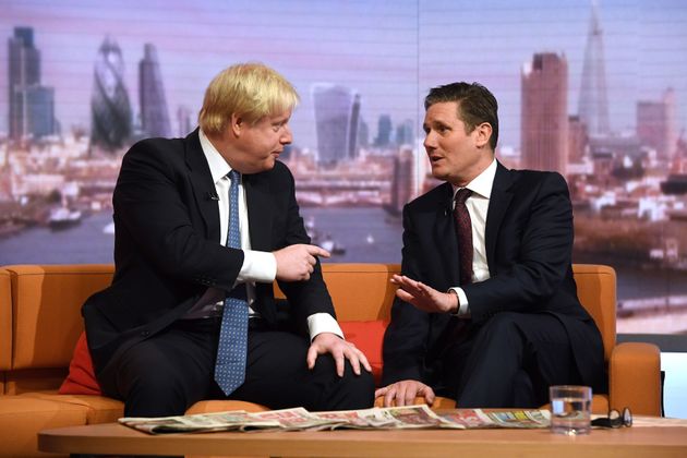 Boris Johnson and Keir Starmer.