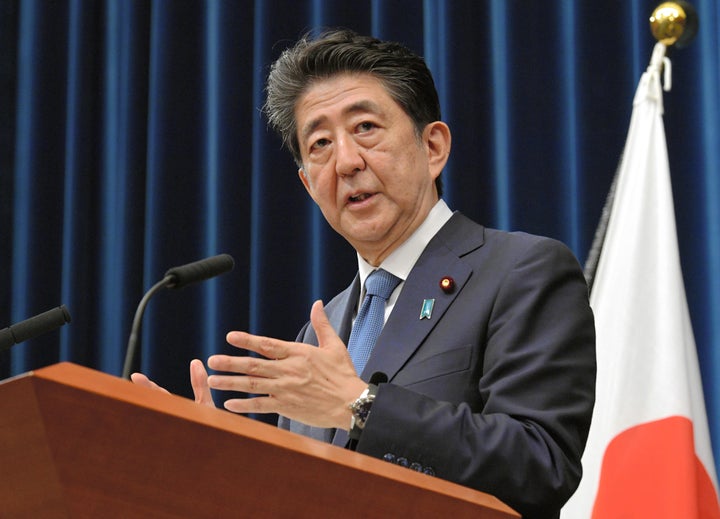 安倍晋三首相＝2020年08月28日