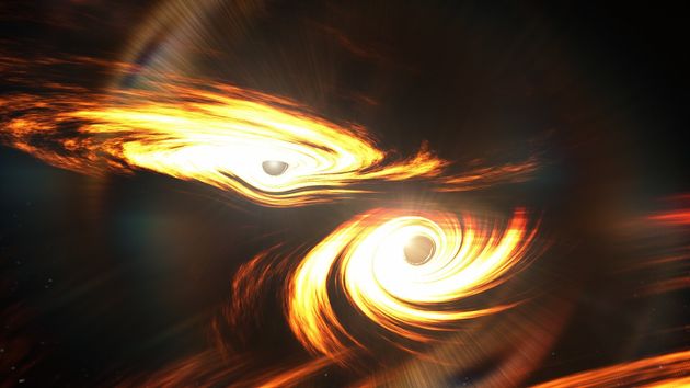 GW190521, la fusion la plus massive de deux trous noirs détectée par les ondes