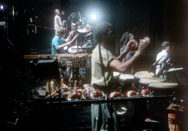 Talking Heads pictured in 1984