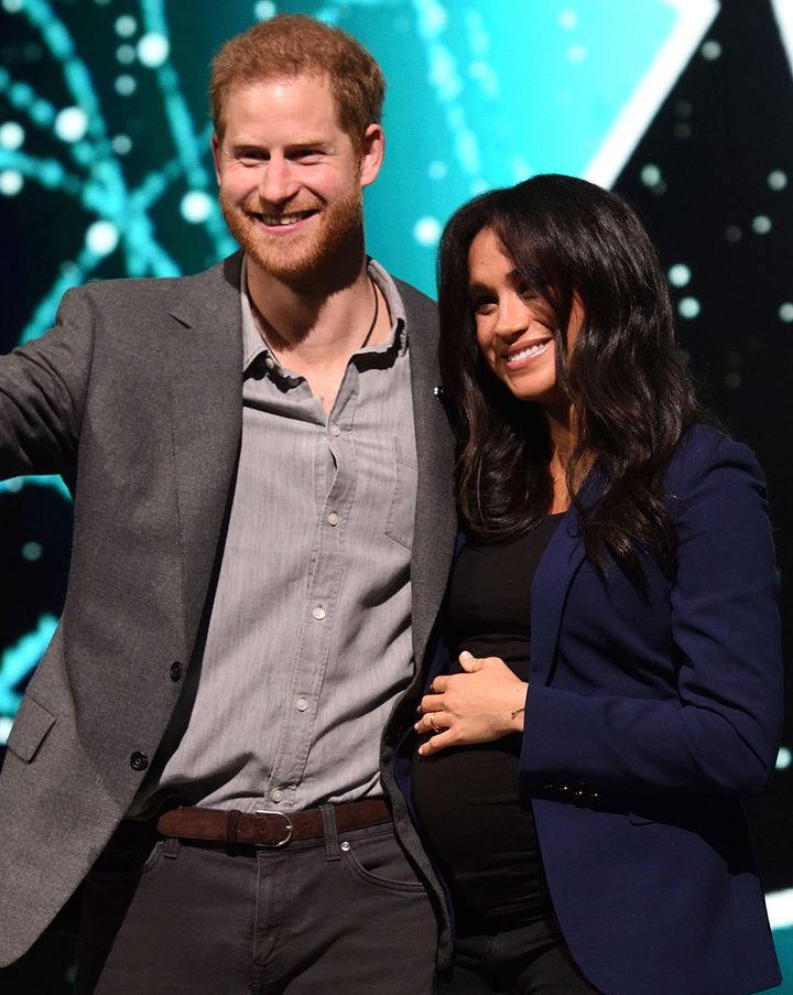 Prince Harry and Meghan Markle, pictured in 2019