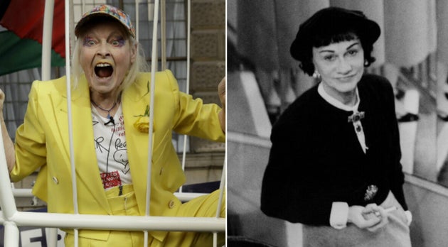 Vivienne Westwood (à gauche) et Gabrielle Chanel (à droite), mises à l'honneur cette...