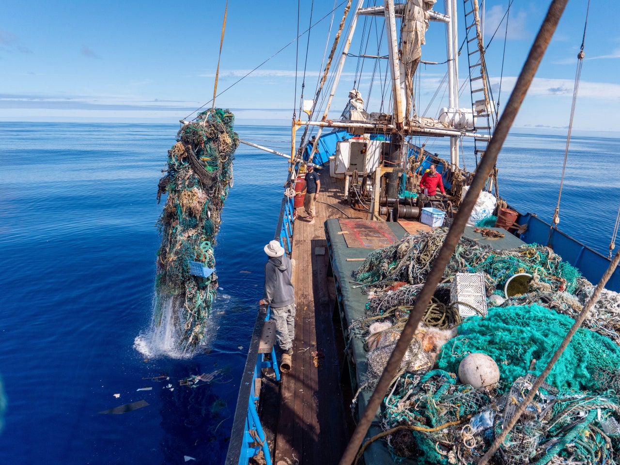 No one knows exactly how much plastic waste is floating in the Pacific Ocean.