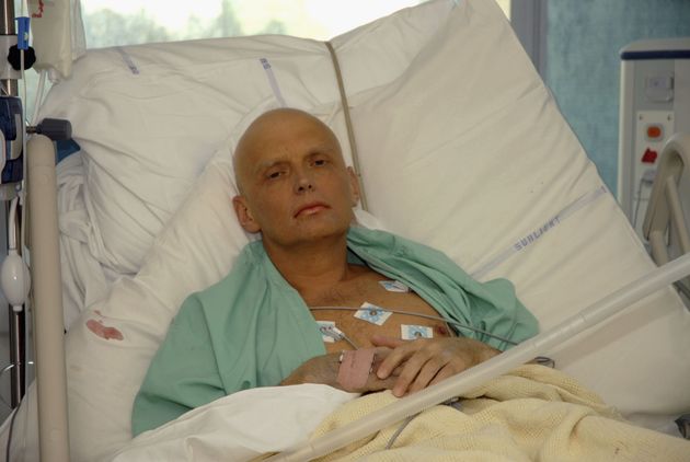 Alexander Litvinenko, en el hospital tras ser envenenado con polonio-210