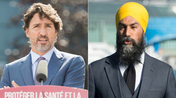 Prime Minsiter Justin Trudeau prorogued Parliament in August. NDP Leader Jagmeet Singh's party wants MPs to return earlier to pass legislation to extend the Canada Emergency Response Benefit. 