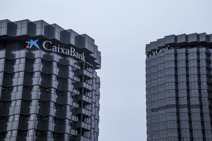 Oficinas centrales de CaixaBank en Barcelona.