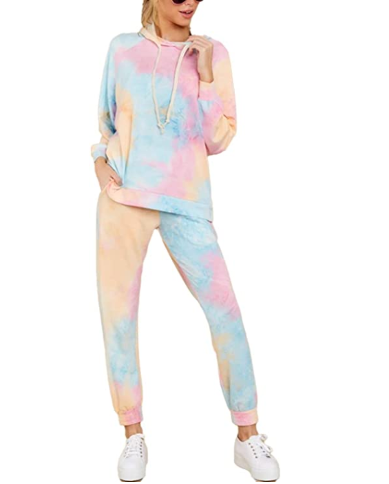 Tie die best sale loungewear set