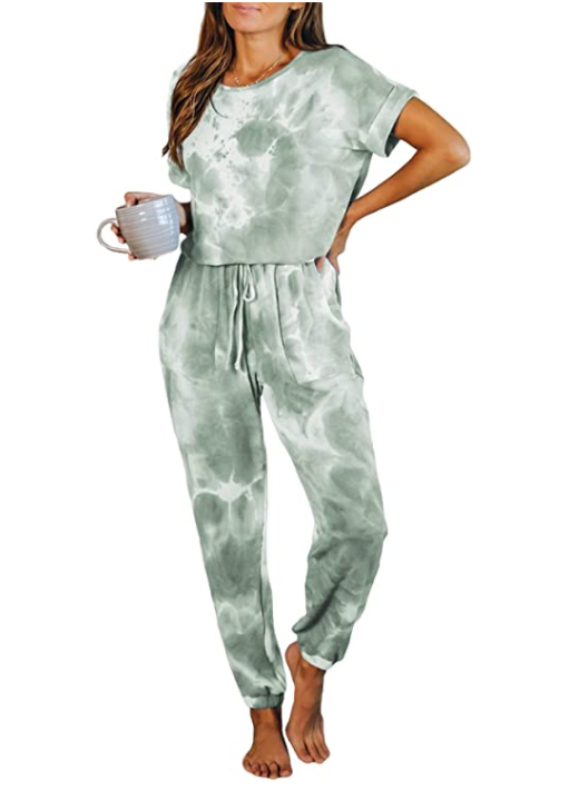 Tie Die Hoodie Shorts Two Piece Sweatshirt Lounge Set S/M/L/XL/2X Tie Die Hoodie Shorts Two Piece Sweatshirt Lounge Set S/M/L/XL/2X