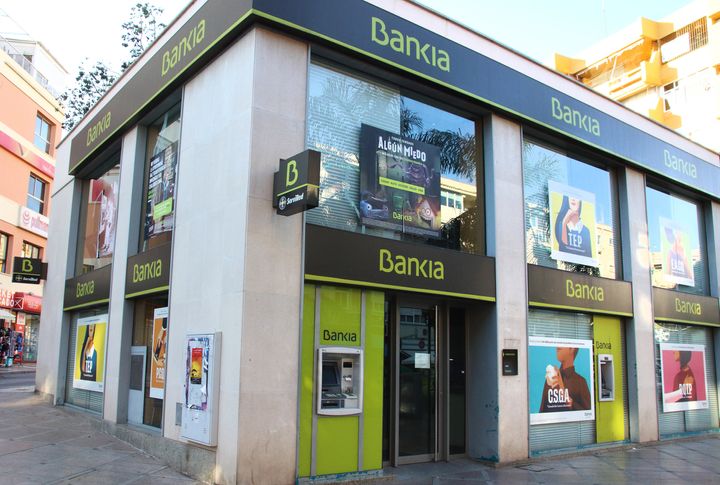 Una oficina en Bankia en la Costa del Sol, en Málaga.