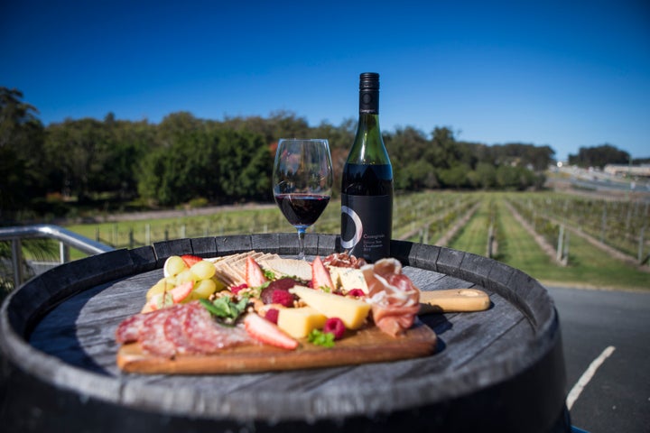 Cassegrain Winery, a vineyard in the Port Macquarie area, offers tours and cheeseboards in the vines during ArtWalk.