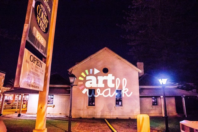 Port Macquarie's ArtWalk during 2019's event.