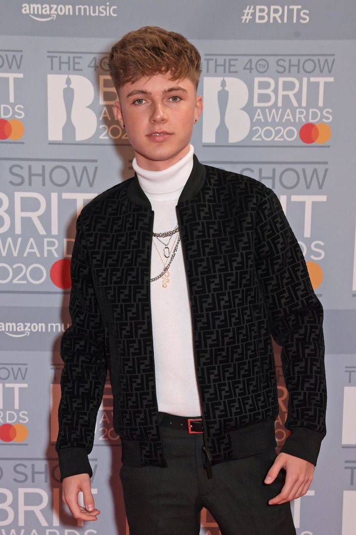 HRVY at the Brit Awards earlier this year
