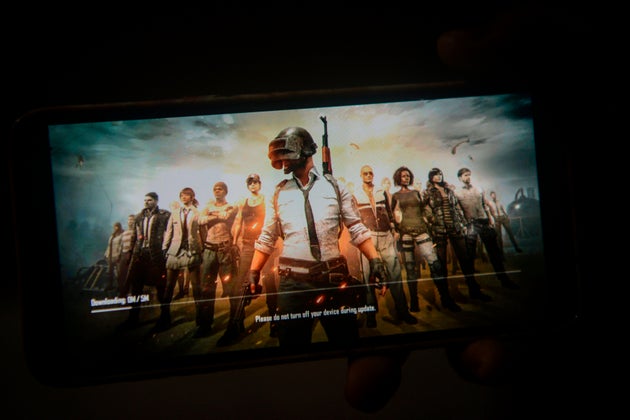 The PUBG Mobile game, owned by Chinese internet giant